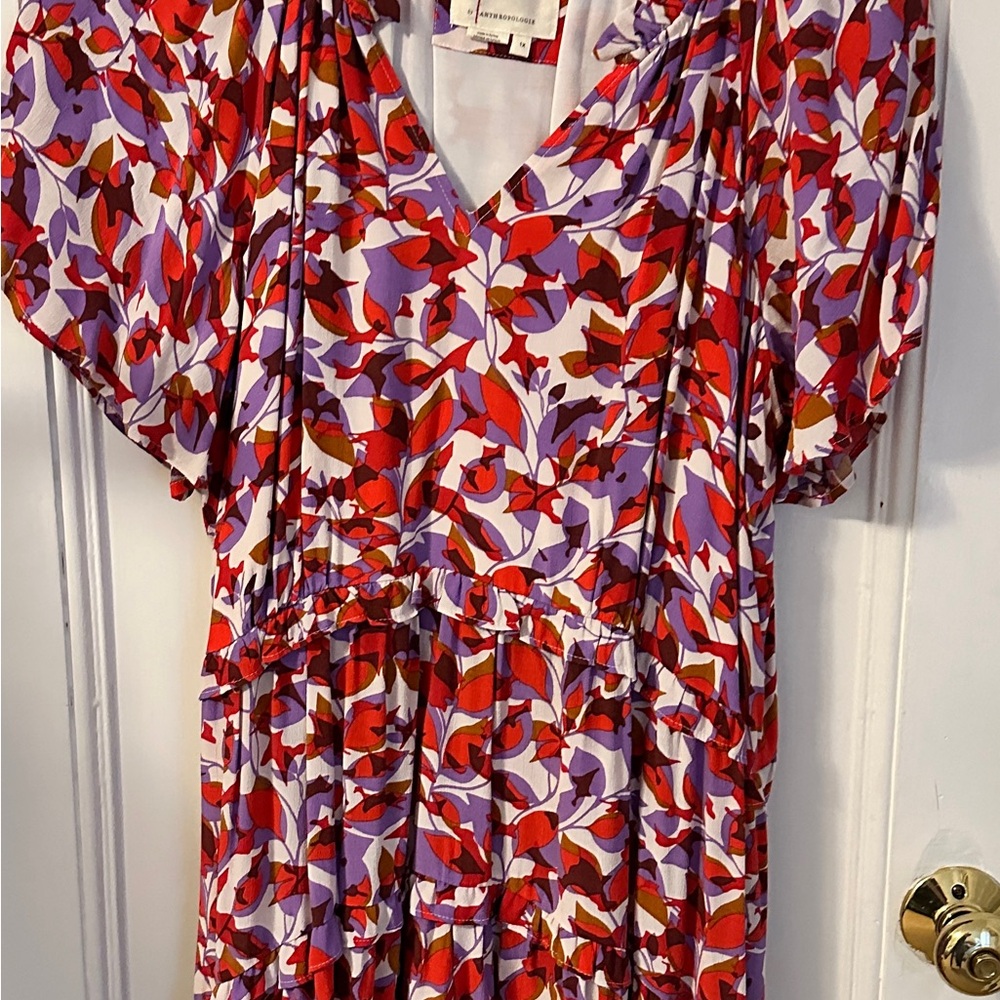 Anthropology Robin tiered mini dress - Picture 2 of 5